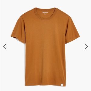 Madewell Garment-Dyed Allday Crewneck Tee, Dried Cedar XL